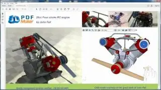 3D PDF Maker for Inventor Tutorial 2a. 3D PDF with DWF and DWFx files from Inventor