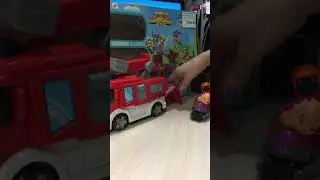 Пожарная машина Щенячий патруль с двумя машинками🚒