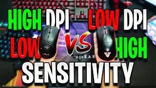 High DPI (Low Sensitivity) VS Low DPI (High Sensitivity)