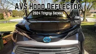 How to install AVS Hood Deflector | 2024 Toyota Sienna