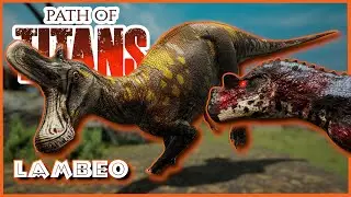 LAMBEOSAURUS Survival And PvP In Path Of Titans!