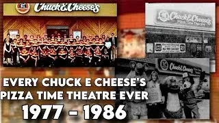 Every Chuck E Cheese's Pizza Time Theatre Ever (1977 - 1986)