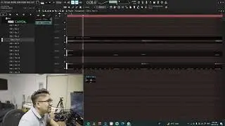 making beats until someone walks into the office