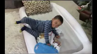 hicca pop Inflatable Toddler Bed DELUXE  -  