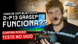 Caixa De Som Bluetooth D-P13 Grasep? É BOM? #unboxing (#2024)