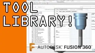Fusion 360 Tool Library Tutorial - FF58