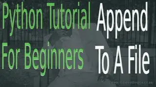 Become Proficient In Python Programming JT Devs| Append To A File 2022