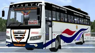 APSRTC ASHOK LEYLAND BS6 SUPER LUXURY BUS MOD RELEASED FOR BUSSID