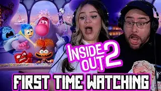 Inside Out 2 (2024) MOVIE REACTION | Our FIRST TIME WATCHING | Pixar | Disney