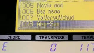 Yamaha PSR-640. Мои стили и сонги.