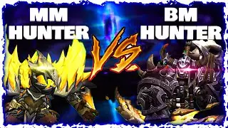 MM vs BM Hunter +20 Azure Vaults / Hunters DMG at 10.0.7