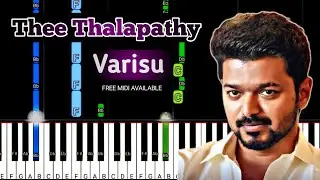 Thee Thalapathy Varisu Piano - A Rare and Beautiful Instrument #pianoz