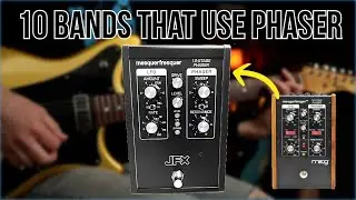 10 Bands That Use Phaser  | JFX JF-103 12 Stage Phaser Pedal Demo