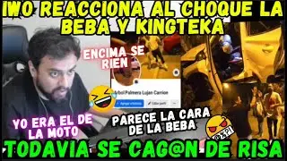 😱IWITO REACCIONA AL CHOQUE DE LA BEBA Y KINGTEKA🔥YO ERA EL DE MOTO😡