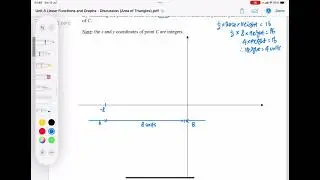Cartesian Plane - Determine Vertex of Triangle