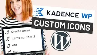 How to create custom icons in Kadence