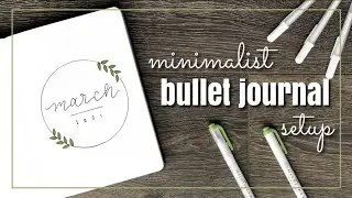 MINIMALIST bullet journal setup for BEGINNERS + my top tips!