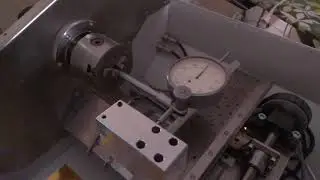 Чпу из 1д601. Поперечная ось. Тест 3.  CNC mini lathe. X-axis. Test 3.