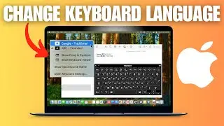 How To Change Keyboard Language on MacBook (macOS Tutorial) | Beginner Guide (2025)