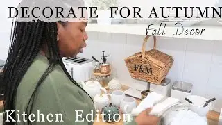 DECORATE FOR AUTUMN🍂| AFFORDABLE FALL DECOR| GIVE AWAY| CHATTY DECORATE WITH ME🍂