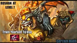 Level 7 Roshan | Solo Roshan by Huskar|  8 min GG | Roshan Plays (Dota 2) |Patch 7.34b| #dota2
