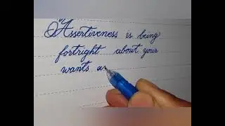Cursive handwriting practice