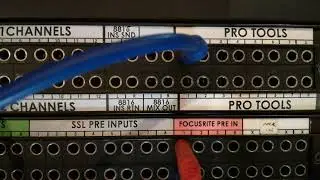 Using the Custom Pre  - Getting signal from the live room