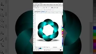 Circle logo design in CorelDraw | CorelDraw tutorial 