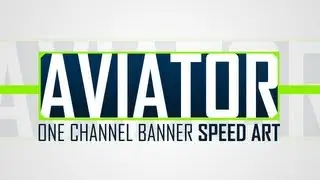 @AviatorShow One Channel Banner | Speed Art by 10PinDesigns