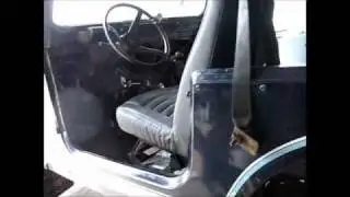 Roll Bar mounted back in the Jeep CJ7