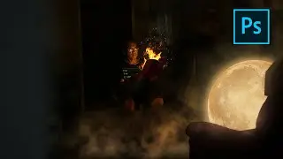 How I made my Dad reading a fire book - [Speed Art]