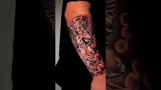 татуировка ангел #shorts #tattoo #girl