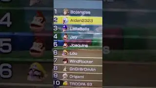 Bobby Bojanglles beats me at Mario Kart