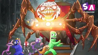 RAINBOW FRIENDS vs  CHOO CHOO CHARLES!? (Cartoon Animation)