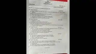 strategic management, Question  paper of MBA||strategic management #mba #hr #shorts