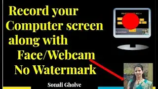 Record your Computer Screen along WIth Webcam/Face | ScreenRec for your device|Screen Recording Tips