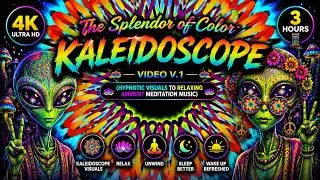 The Splendor of Color Kaleidoscope Video V.1 (Hypnotic Visuals to Relaxing Ambient Meditation Music)