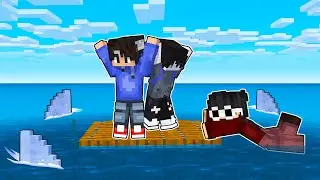 We're STUCK On A RAFT In Minecraft!