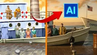 Street Fighter 2 - AI - All stages real life 🔥