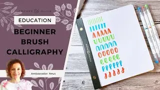 How To Use Brush Pens For Modern Calligraphy | Handlettering For Beginners