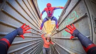 TEAM BROS SPIDER MAN TWINS ESCAPING ANGRY MOM IN REAL LIFE (Funny ParkourPOV Comedy)