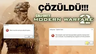 NASIL CALL OF DUTY 6 MODERN WARFARE 2 DE STEAM MUST BE RUNNİNG VE STEAM_APİ.DLL SORUNU ÇÖZÜLÜR !!!!!
