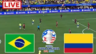 Brazil Vs Colombia Live Football | Copa America 2024 | Full Match Streaming Score Ruslt Preview