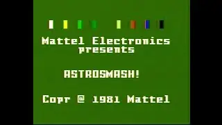Astrosmash for Mattel Intellivision - high score run
