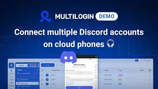 Set up multiple Discord accounts on cloud phones with Multilogin