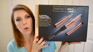InfinitiPro 3-in-1 Curling Wand by Conair Review | Demo of all 3 wands