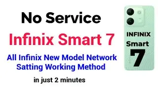 Infinix Smart 7 Network Problem Fixed | no service Infinix smart 7 problem fixed 2023 | Solved