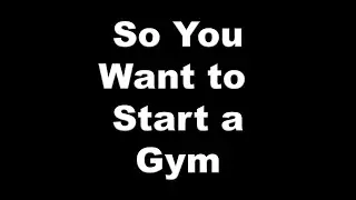 Starting / Running a BJJ Gym