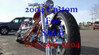 Custom chopper motorcycle for sale