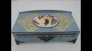 ДЕКУПАЖ ШКАТУЛКИ.